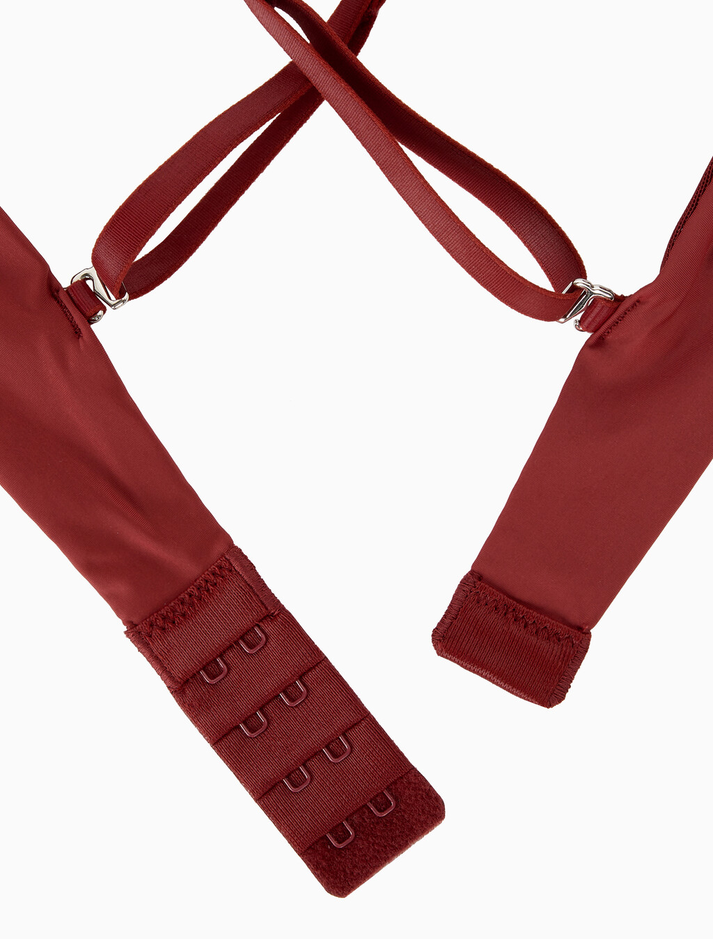 Buy 여성 미니멀리스트 AF 푸쉬업 브라 in color RED