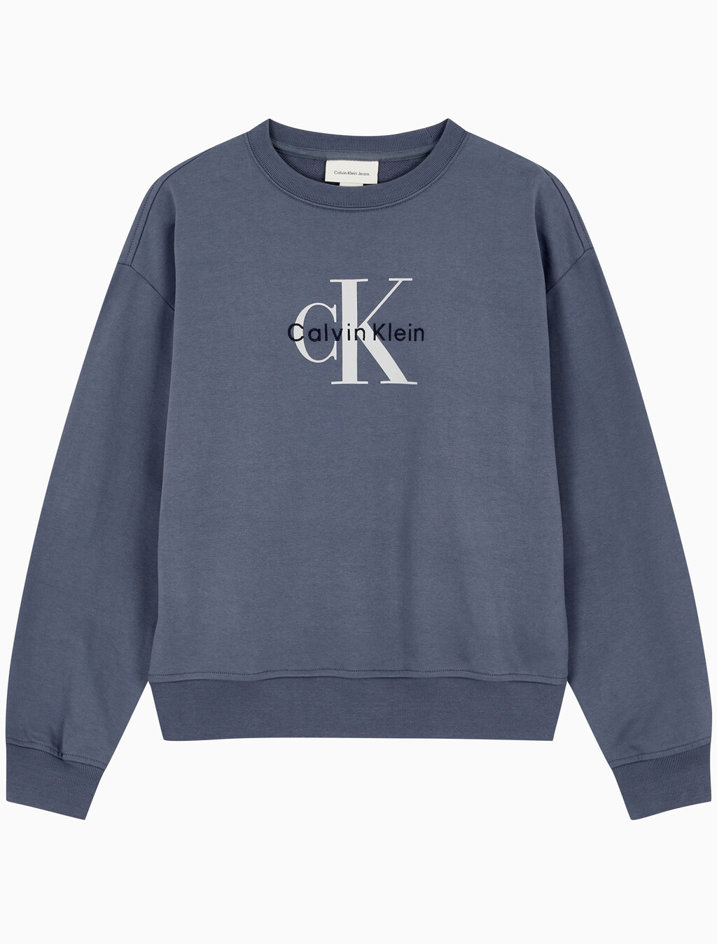 Buy 여성 모노로고 프렌치테리 릴렉스핏 스웻셔츠 in color GRISAILLE