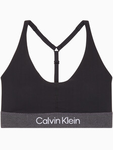 Buy 여성 하이서포트 CK 스포츠 브라 in color BLACK