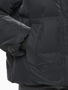 Buy 여성 디터쳐블 후디 다운 푸퍼 in color CK BLACK