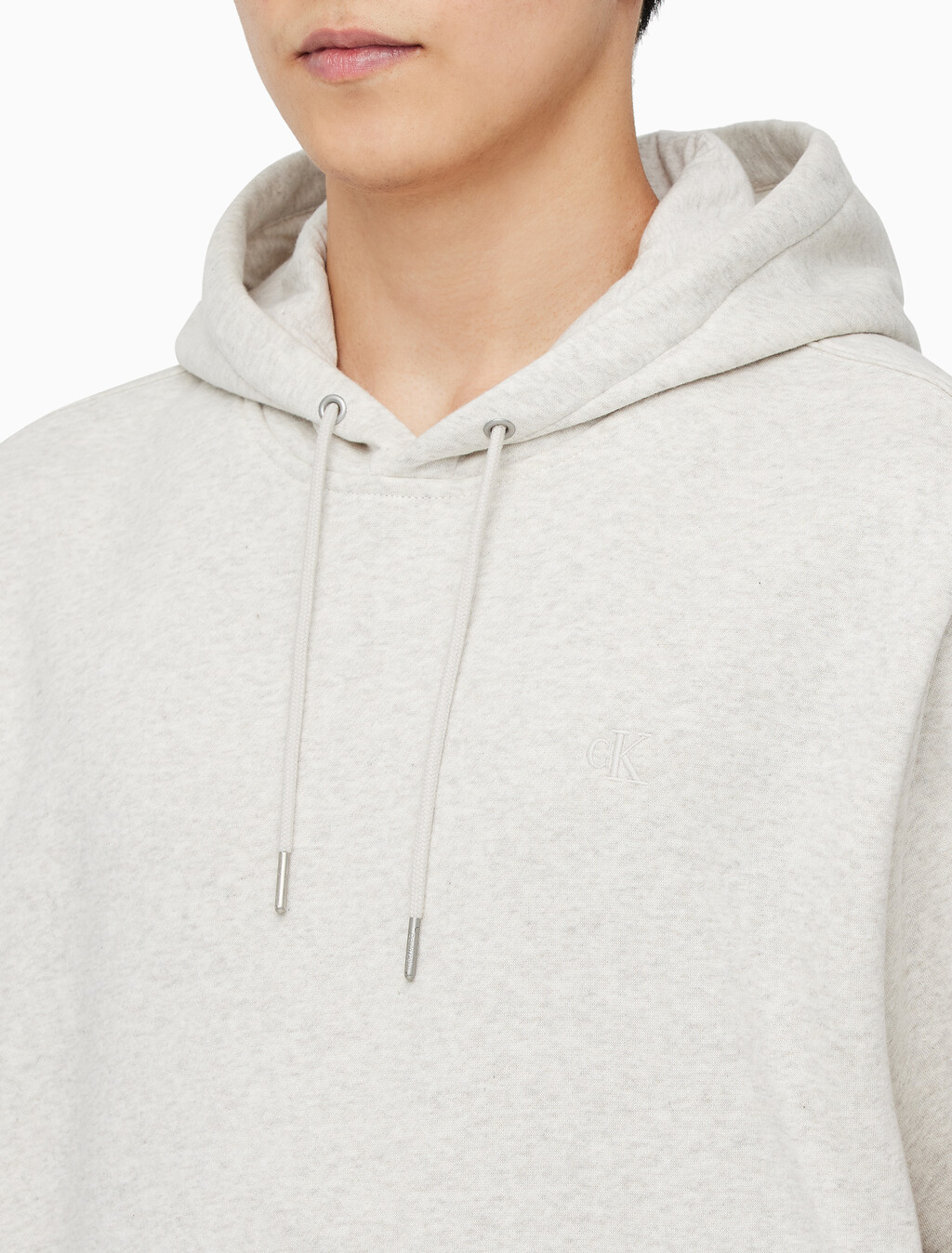 Buy 남성 롱슬리브 아카이브 플리스 후디 in color IVORY