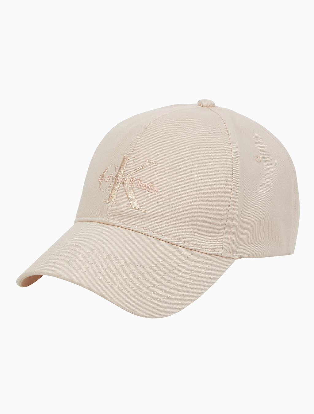 Buy 남녀공용 CKJ 모노그램 베이스볼 캡 in color LIGHT PINK