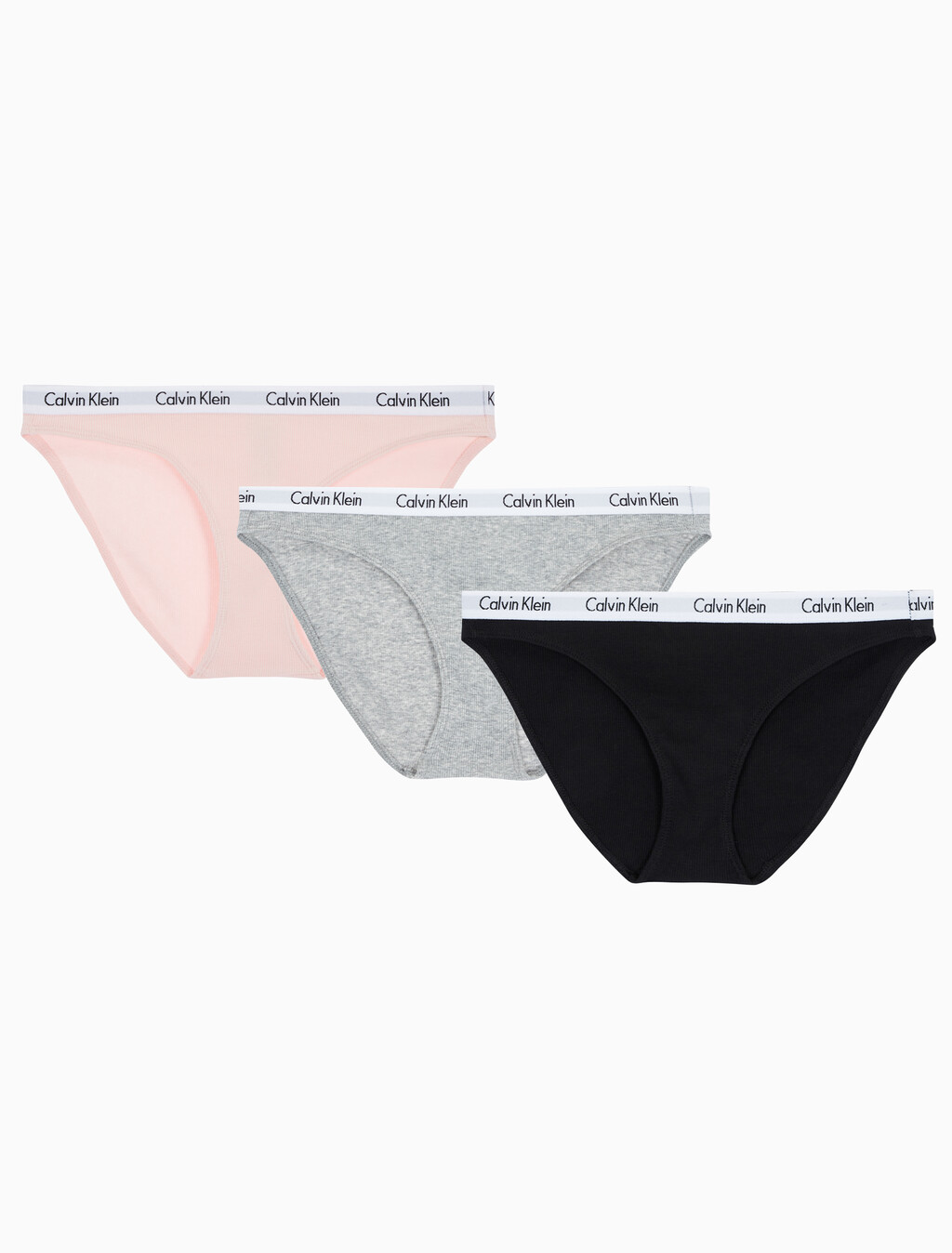 Buy 여성 캐러셀 립 비키니 3PK in color BLACK/GREY/PINK