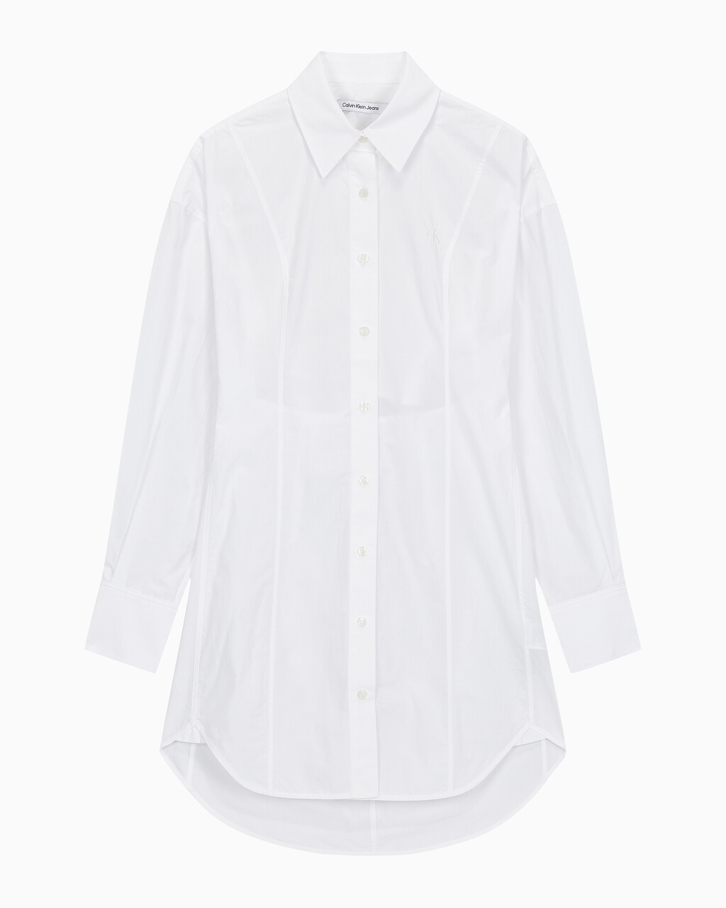 Buy 여성 롱슬리브 셔츠 드레스 in color BRIGHT WHITE