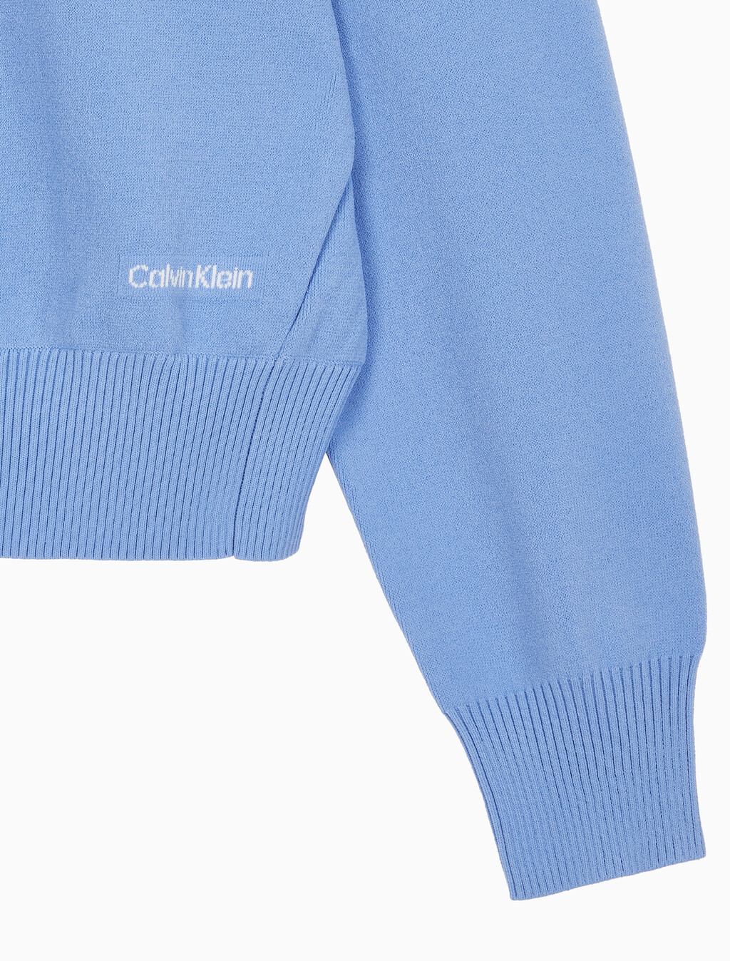 Buy 여성 하프 밀라노 카라 보머 스웨터 in color VISTA BLUE