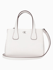 Buy 여성 하드웨어 모노그램 미니 토트 크로스바디 in color White Alyssum