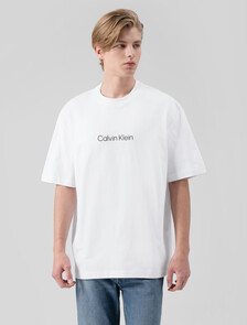 Buy 남성 릴렉스핏 헤비 코튼 크루넥 반팔 티셔츠  in color BRILLIANT WHITE