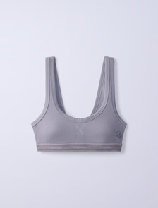 Buy Jung Kook for Calvin Klein 여성 헤리티지 코튼 AF 브라렛 in color GREY