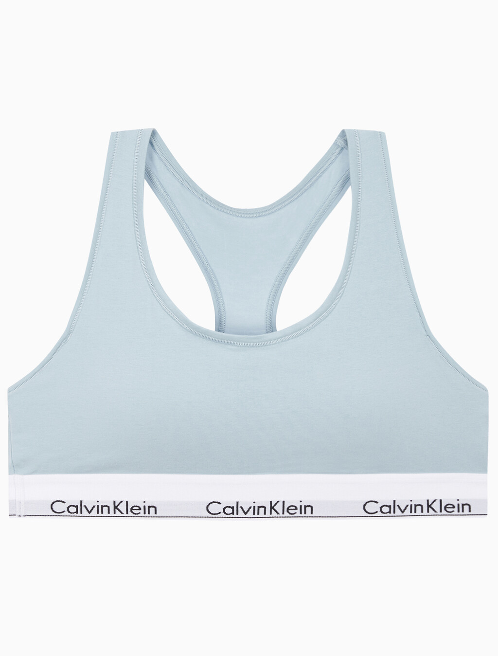 Buy 여성 아이콘 코튼 모달 AF 레이서백 브라렛 in color STERLING BLUE
