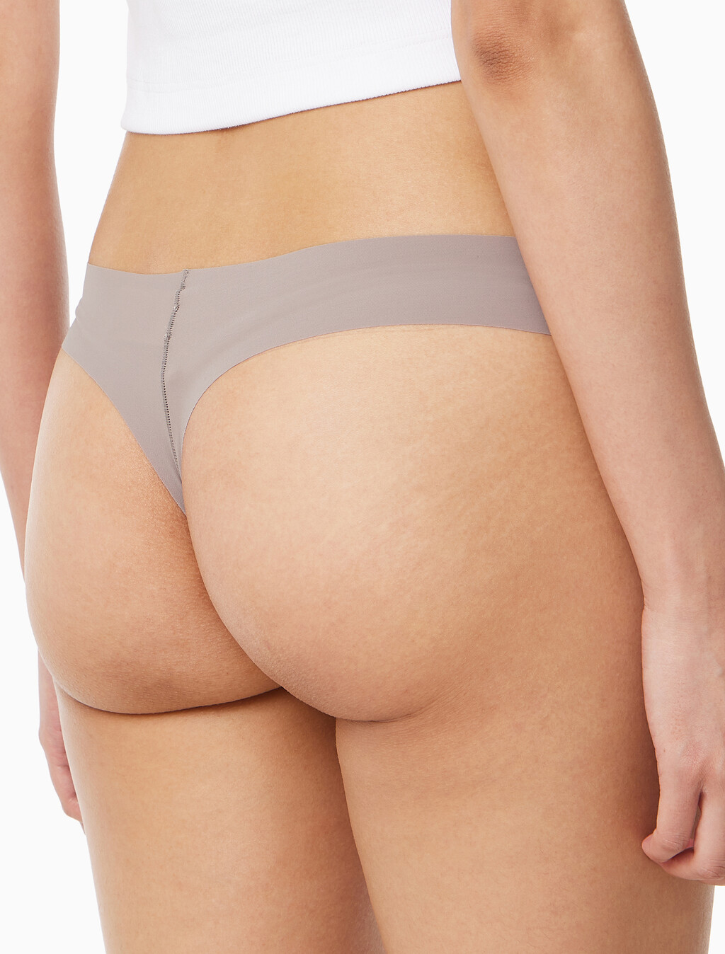 Buy 여성 인비져블 마이크로파이버 스트레치 T팬티 in color CINDER