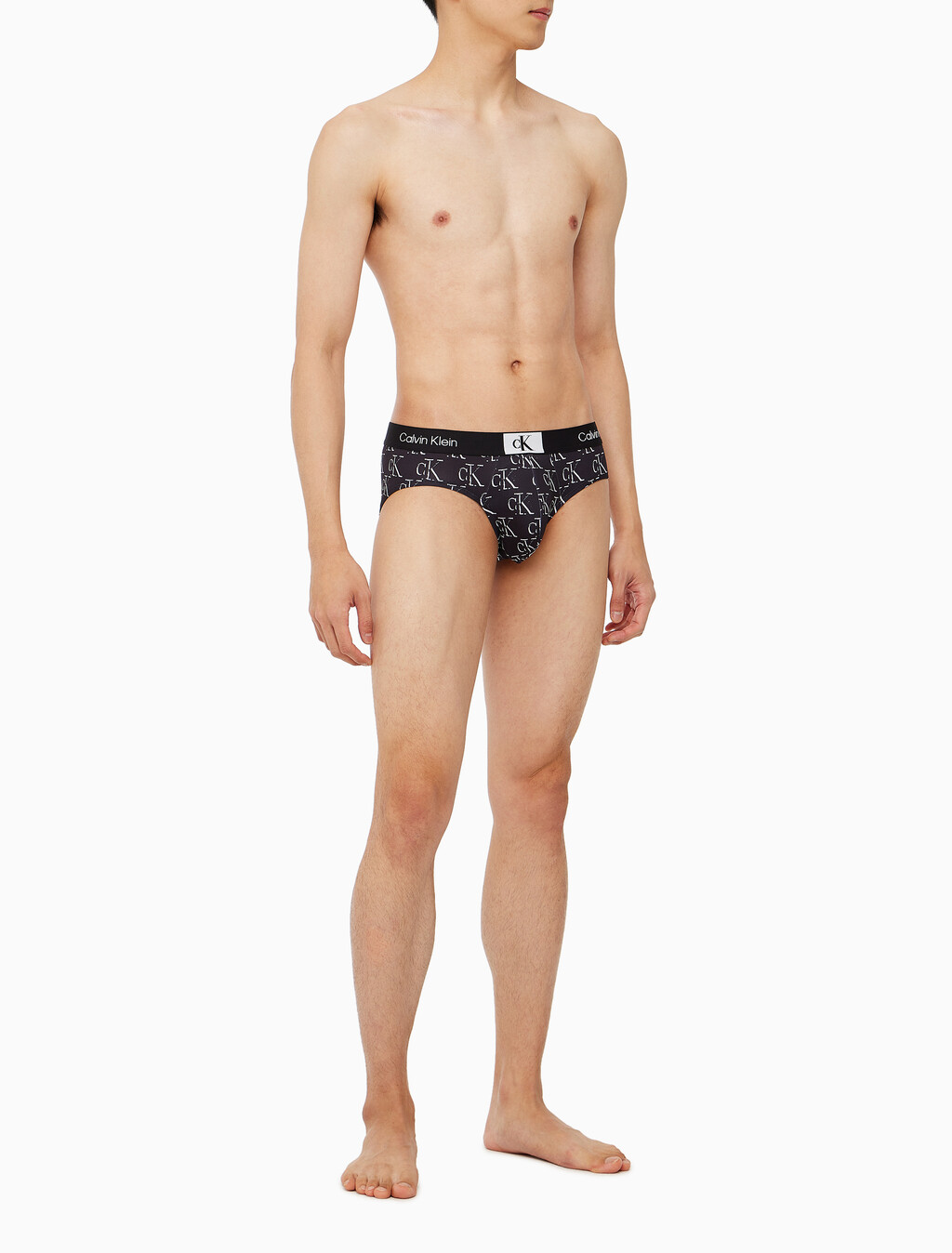 Buy 남성 1996 마이크로 힙브리프 in color BLACK/WHITE PRINT