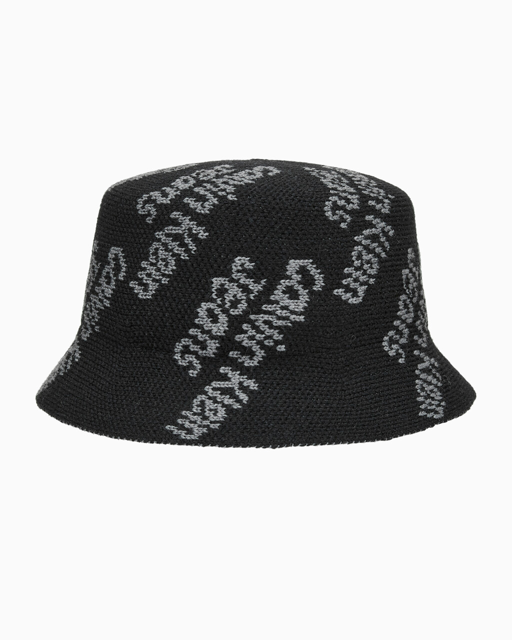 Buy 남녀공용 AOP로고 버킷햇 in color BLACK