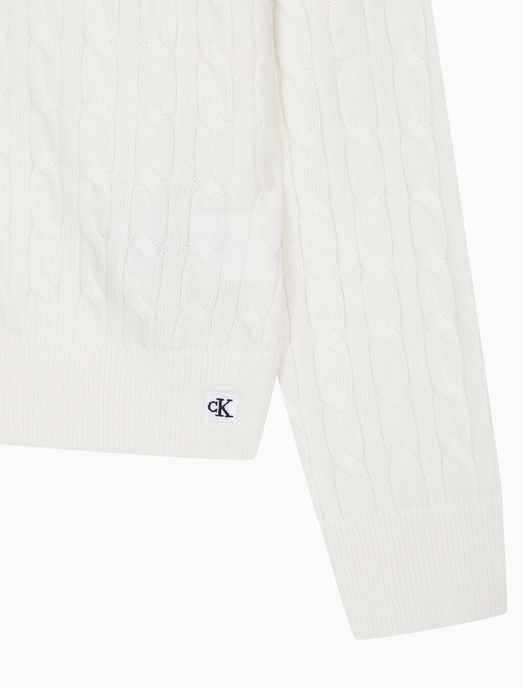 Buy 여성 울 케이블 크루넥 가디건 in color ANCIENT WHITE