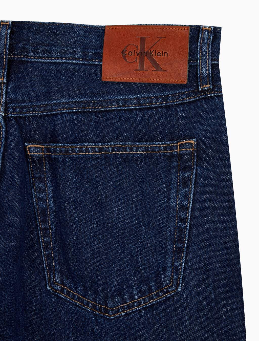Buy 남성 90's 스트레이트핏 다크블루 텐셀 데님 in color DARK BLUE STONE
