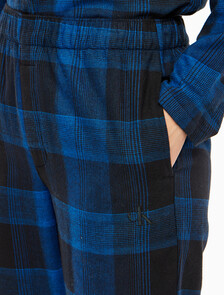 Buy 여성 플란넬 파자마 팬츠 in color BLACK FLANNEL