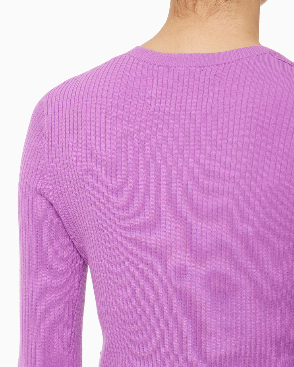 Buy 여성 슬림 브이넥 가디건 in color IRIS ORCHID