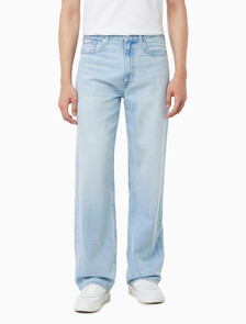 Buy 배기핏 에코 쿨 진 in color Light Blue