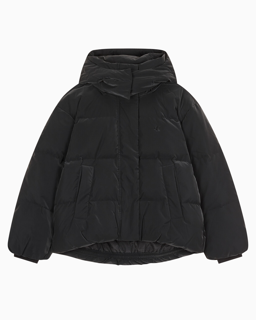 Buy 여성 디터쳐블 후디 다운 푸퍼 in color CK BLACK