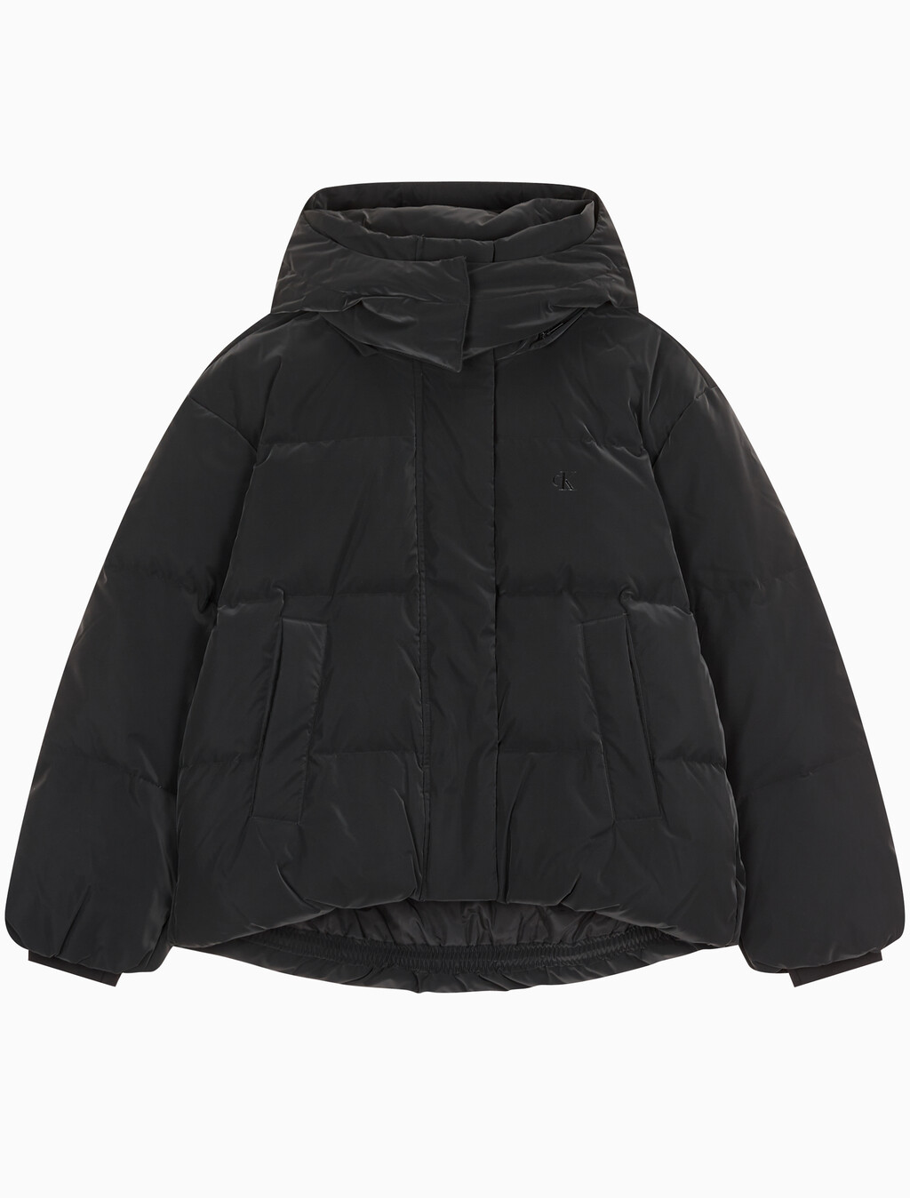 Buy 여성 디터쳐블 후디 다운 푸퍼 in color CK BLACK