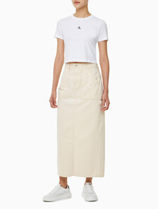 Buy 여성 맥시 카고 포켓 스커트 in color CHALKY BLUE