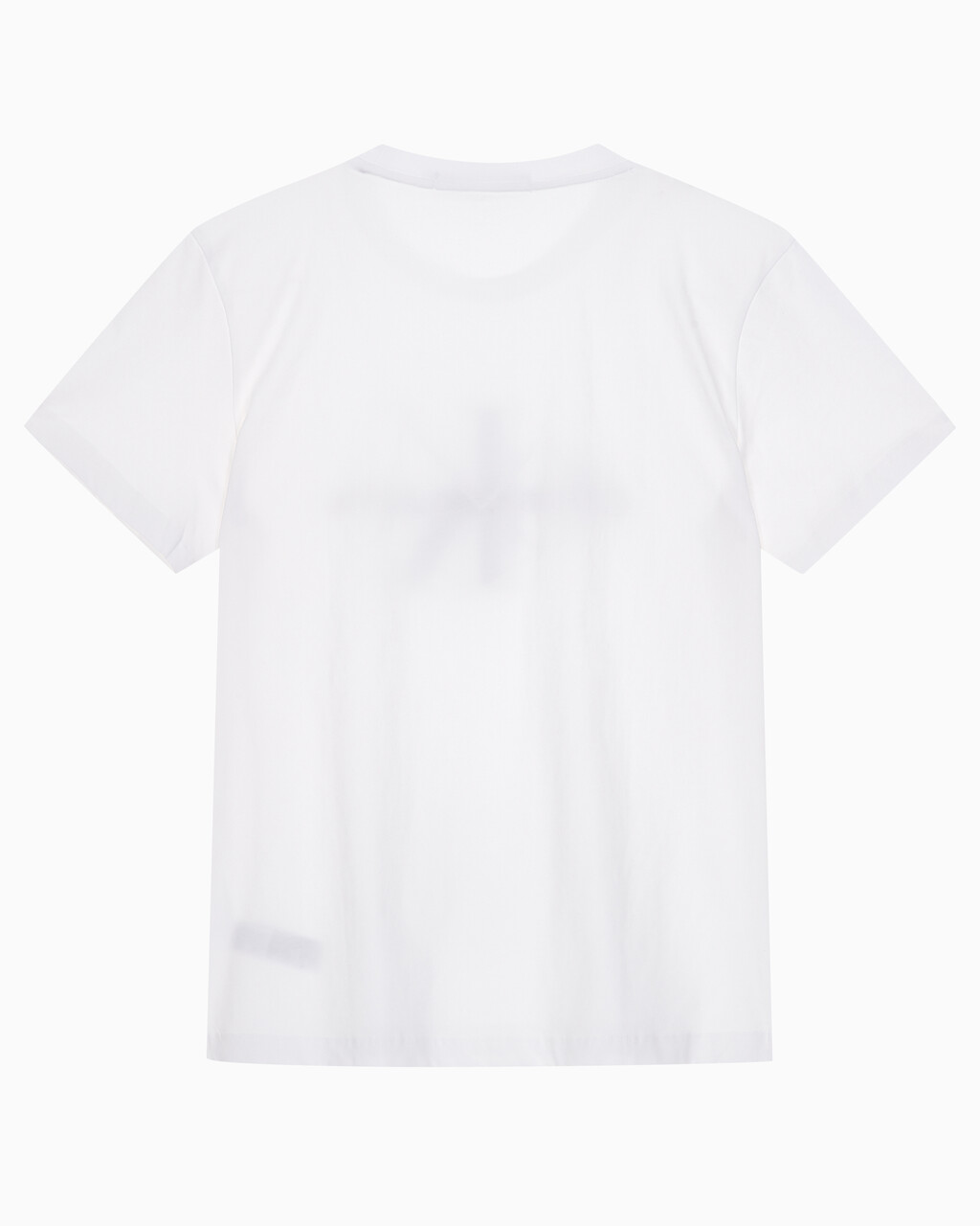 Buy 남성 레귤러핏 모노그램 앰브로이더리 로고 반팔 티셔츠 in color BRIGHT WHITE