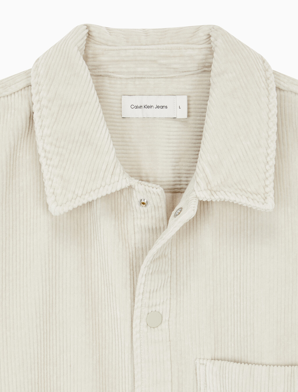 Buy 남성 코듀로이 오버 셔츠 in color BEIGE