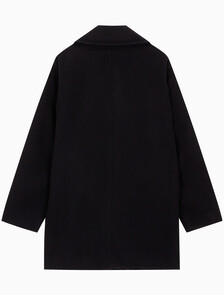 Buy 남성 롱슬리브 더블 버튼 피코트 in color BLACK BEAUTY