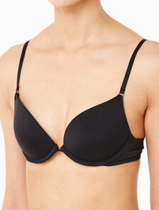 Buy 여성 미니멀리스트 AF 푸쉬업 브라 in color BLACK