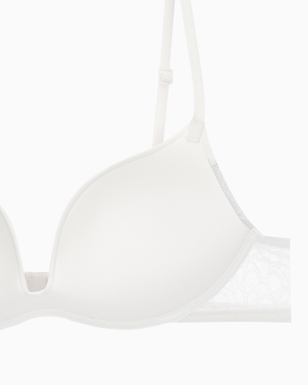 Buy 여성 CK 블랙 그래픽 레이스 AF 푸쉬업 브라 in color VAPOROUS GRAY