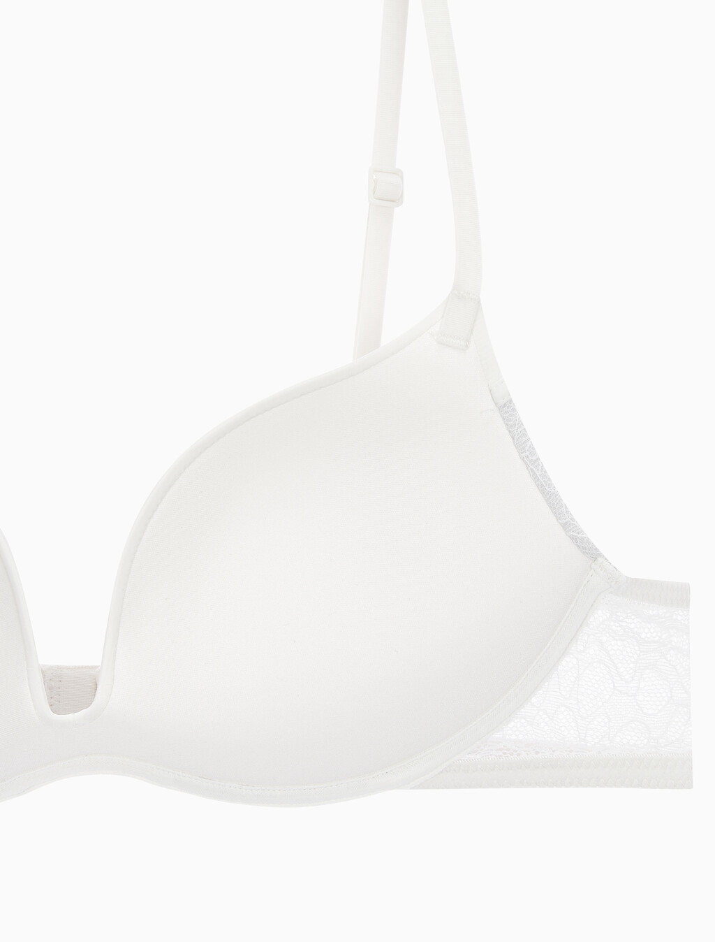 Buy 여성 CK 블랙 그래픽 레이스 AF 푸쉬업 브라 in color VAPOROUS GRAY