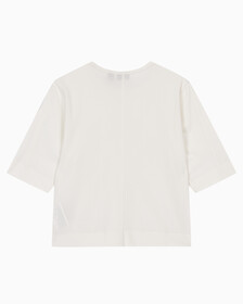 Buy 여성 박시 핏 에센셜 기능성 반팔 티셔츠 in color WHITE