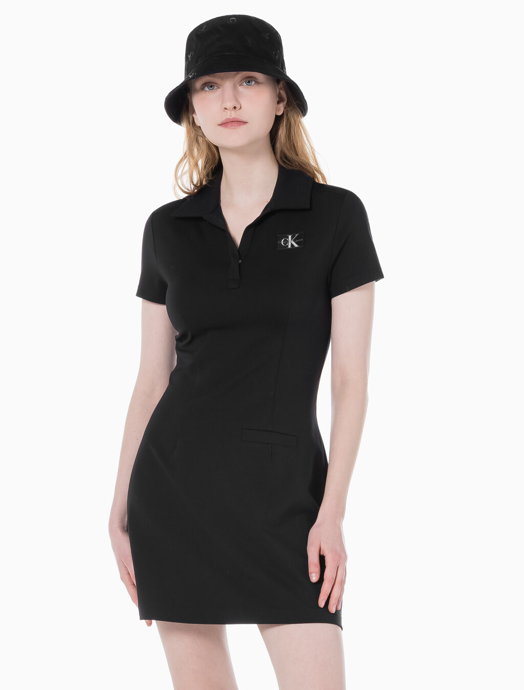 Buy 여성 밀라노 유틸리티 드레스 in color CK BLACK
