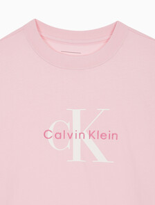 Buy 여성 히어로 모노그램 로고 반팔티셔츠 in color PASTEL PINK