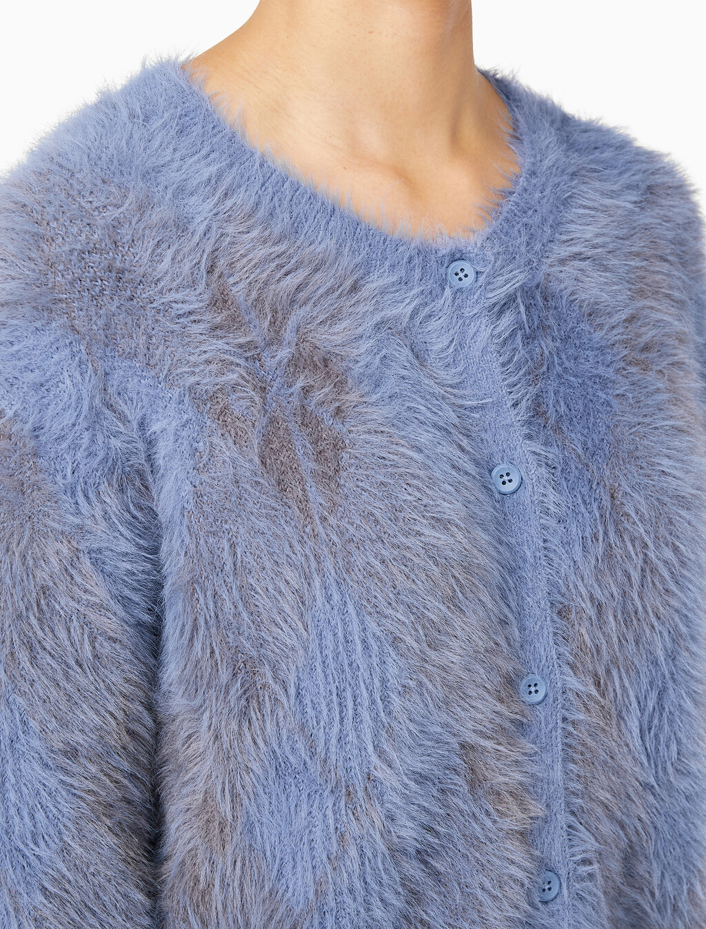 Buy 여성 퍼지 아가일 스웨터 in color Dusty Blue