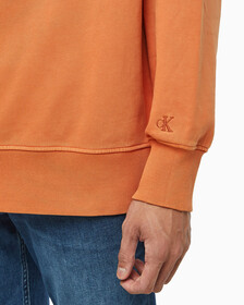 Buy 남성 모노로고 내츄럴 크루넥 in color ORANGE