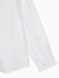 Buy 남녀공용 스탠다드 오버사이즈핏 코튼 셔츠 in color BRILLIANT WHITE