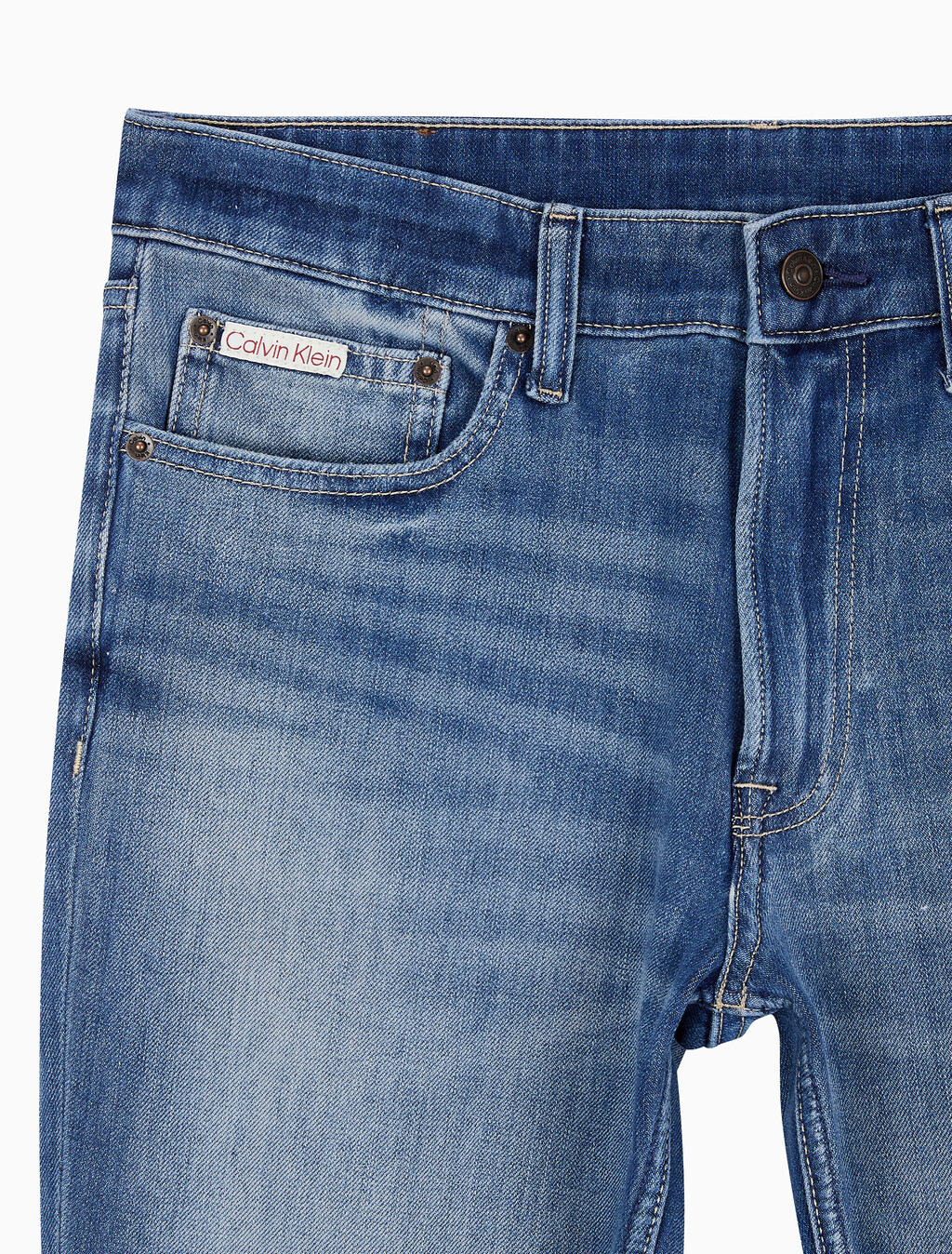 Buy 남성 슬림핏 트레일블레이즈 진 in color Mid blue