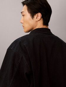 Buy 남성 인디고 페더 캐시미어 터치 에비에이터 자켓 in color INDIGO FEATHER