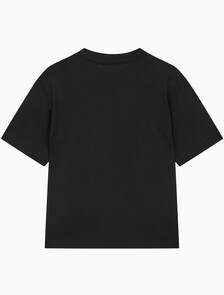 Buy 여성 박시핏 반팔 티셔츠 in color BLACK