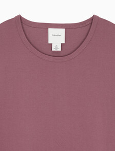 Buy 유니섹스 숏슬리브 더블 머서라이즈드 저지 크루넥 티셔츠 in color WILD GINGER