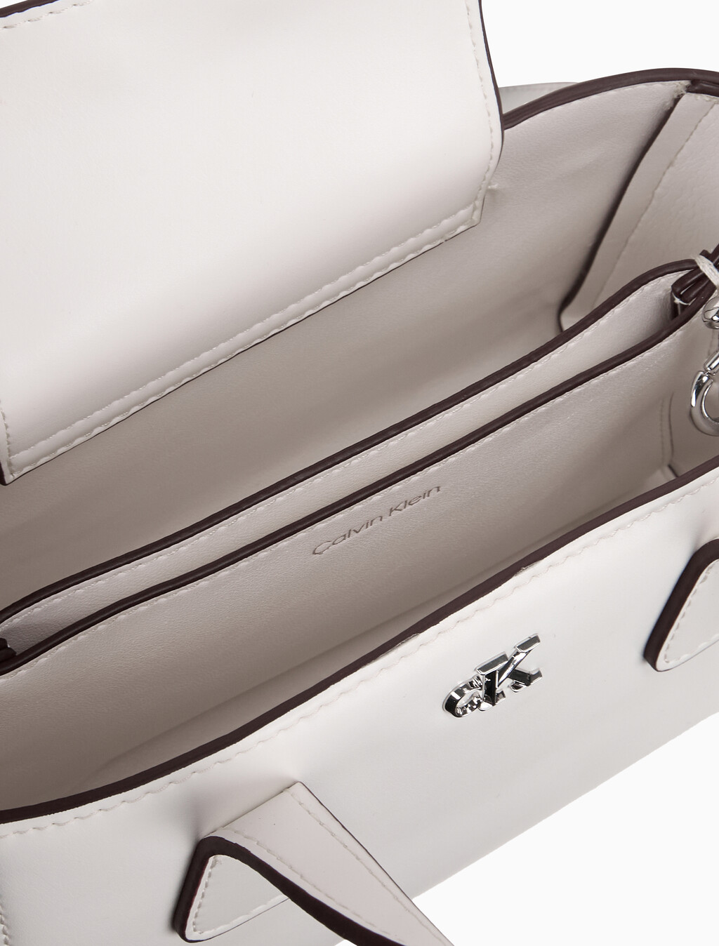 Buy 여성 하드웨어 모노그램 미니 토트 크로스바디 in color White Alyssum