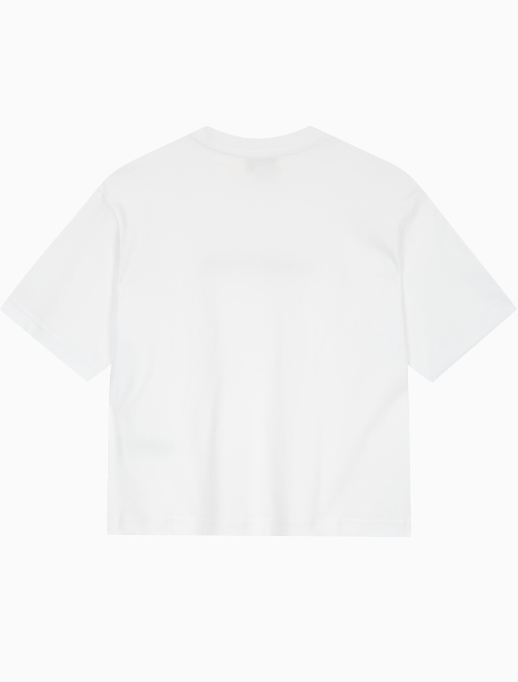 Buy 여성 S/S 투톤 3D 엠브로이더리 로고 티셔츠 in color BRILLIANT WHITE