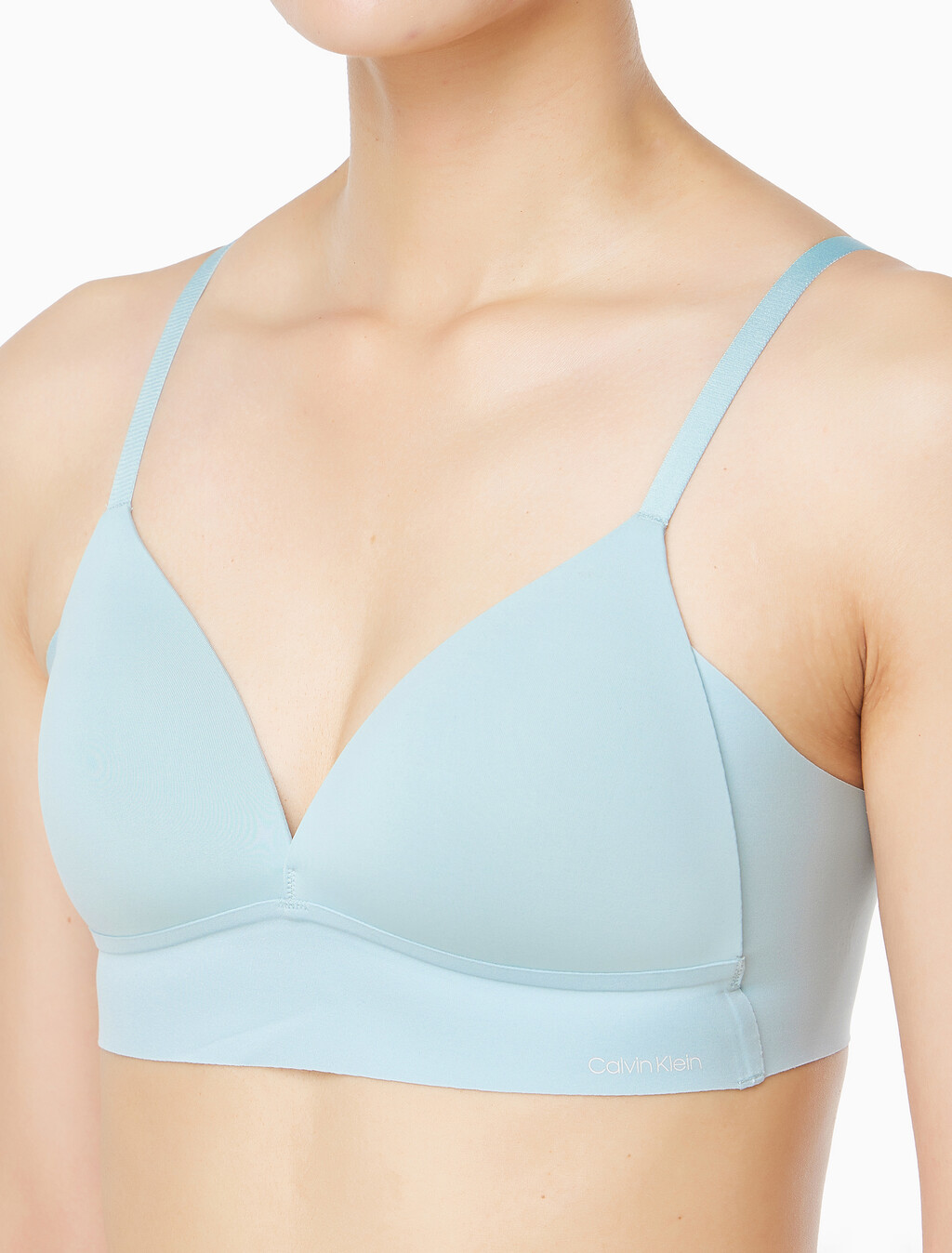 Buy 여성 인비져블 테일러드 NSE AF 트라이앵글 브라 in color Light blue