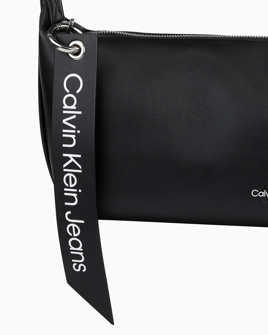 Buy 여성 CKJ 스컬티드 숄더백 in color BLACK