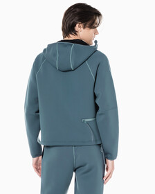 Buy 남성 릴렉스핏 풀집업 후디 in color OCEAN TEAL/ BLK