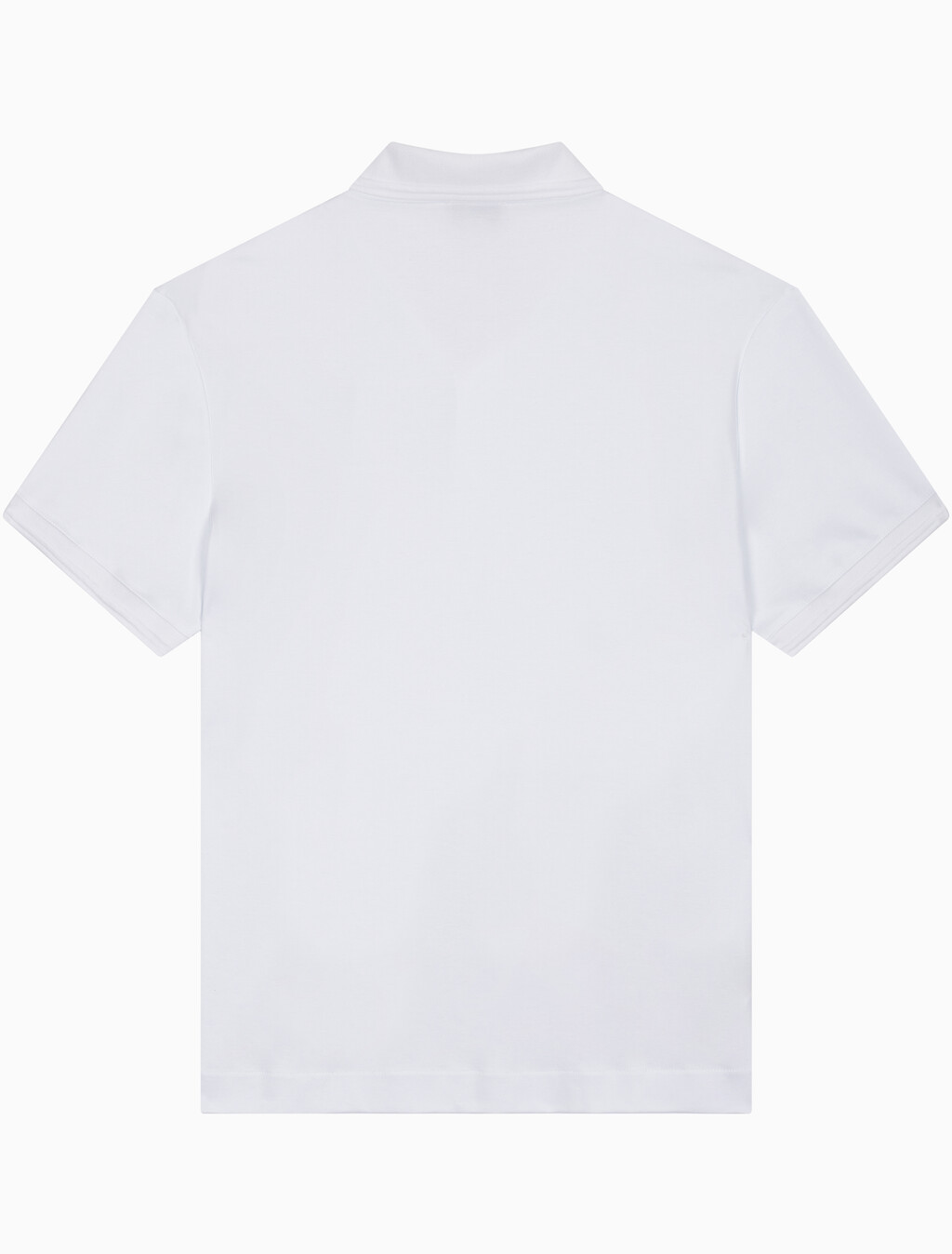 Buy 남성 레귤러핏 인터락 폴로 반팔 티셔츠 in color BRILLIANT WHITE