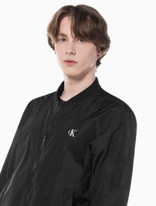 Buy 남성 나일론 봄버 자켓 in color CK BLACK
