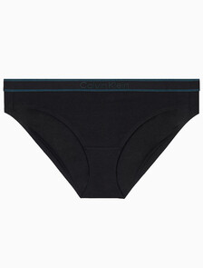 Buy 여성 토널 로고 코튼 AF 비키니 in color BLACK