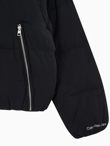 Buy 여성 다운 롱 지퍼 자켓 in color CK BLACK