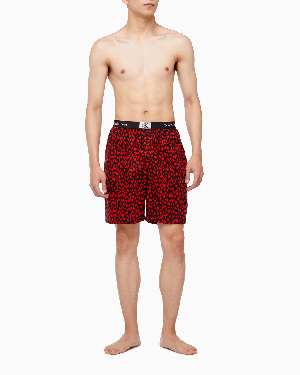 Buy 남성 1996 파자마 팬츠 in color BLURRED LEOPARD PRINTHAZARD